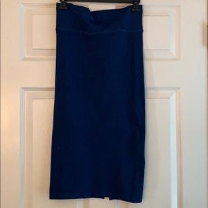 Blue pencil skirt 🤓